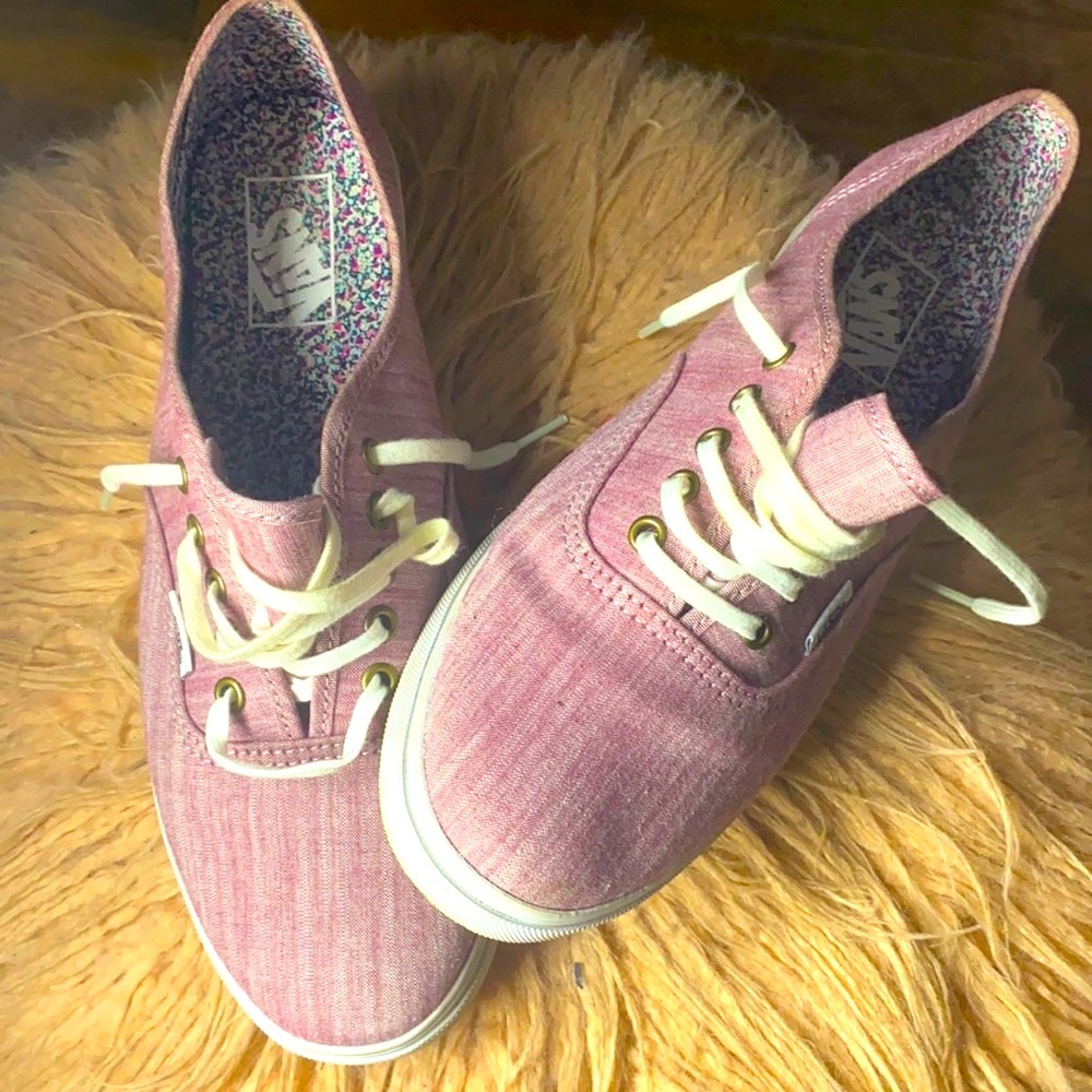 Vans Authentic lo pro Floral burgundy white